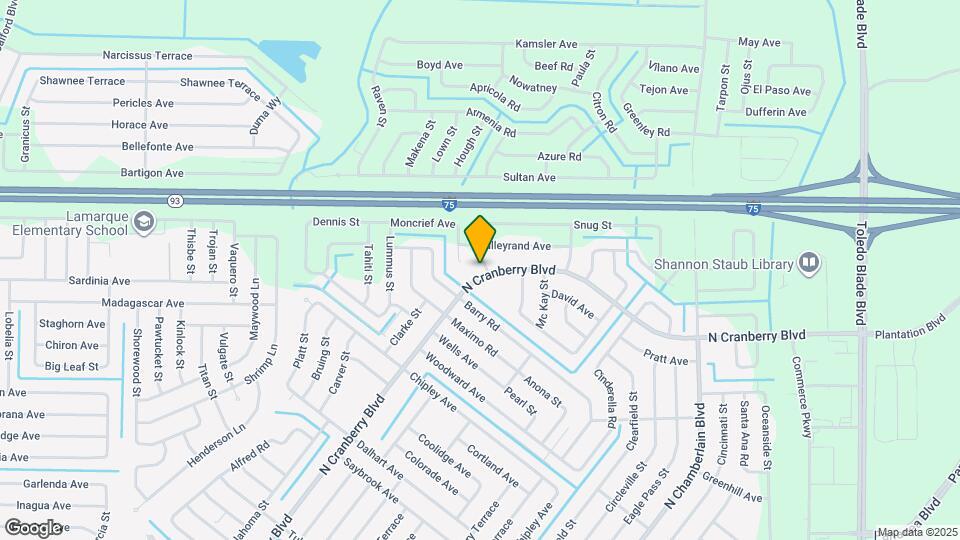 4957 N Cranberry Blvd Map and Location Details