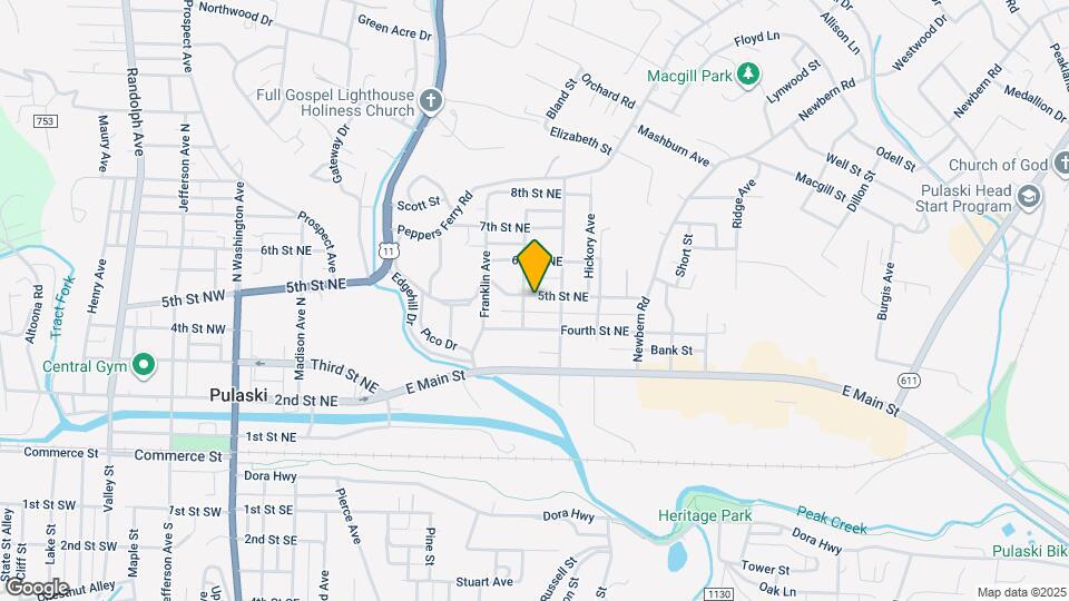 642 5th St NE Map and Location Details