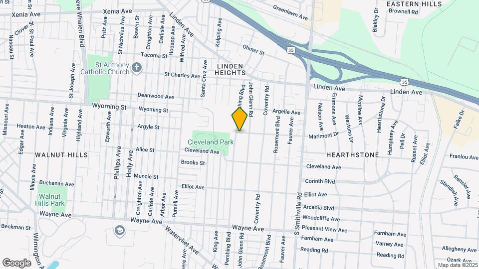 2500 Marimont Dr Map and Location Details