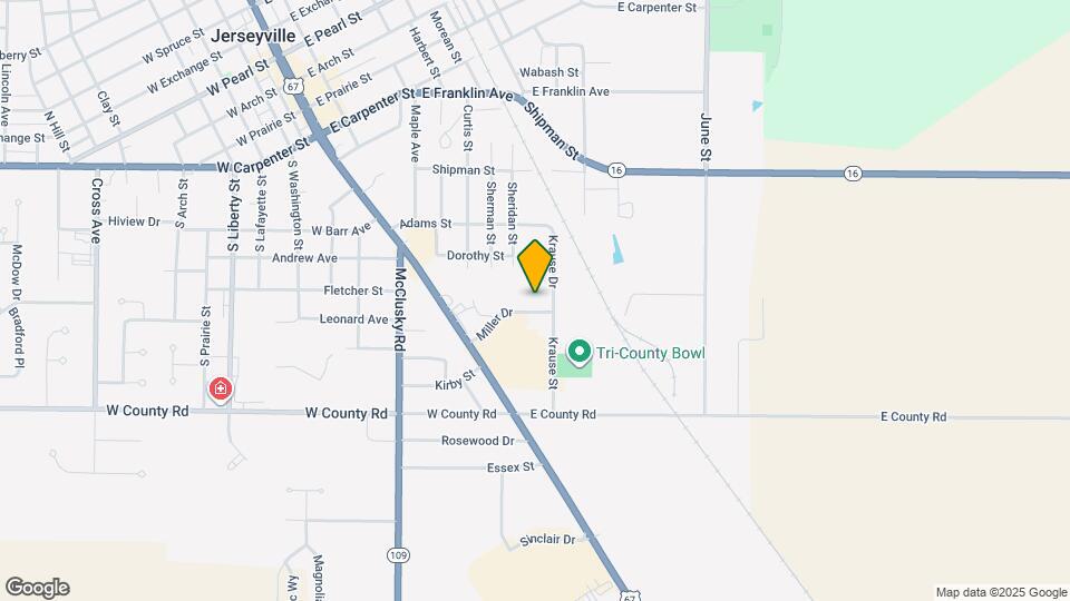 Miller Jerseyville Map and Location Details