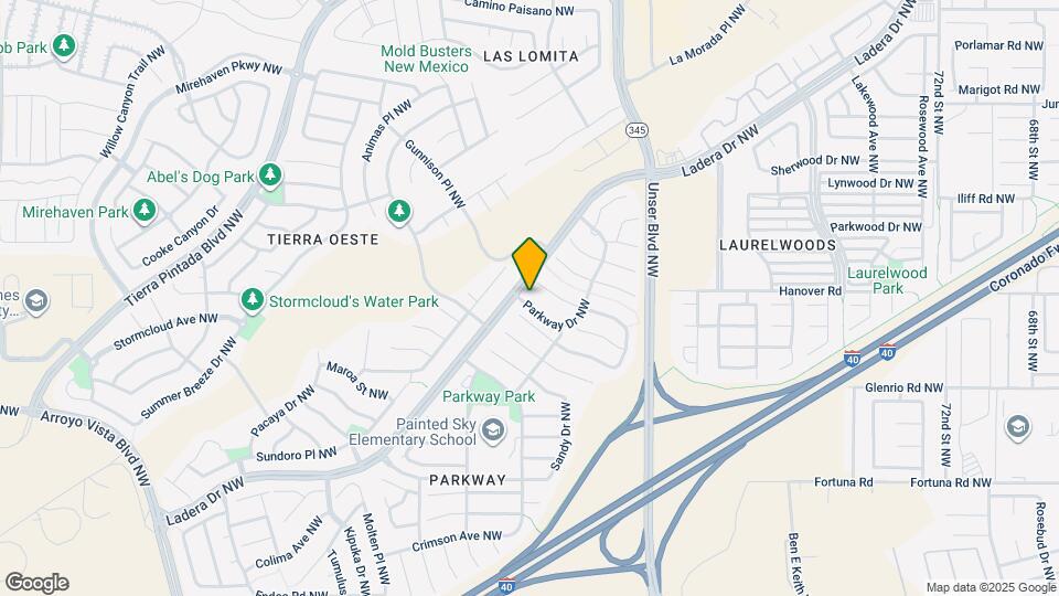 1301 Parkway Dr NW Map and Location Details