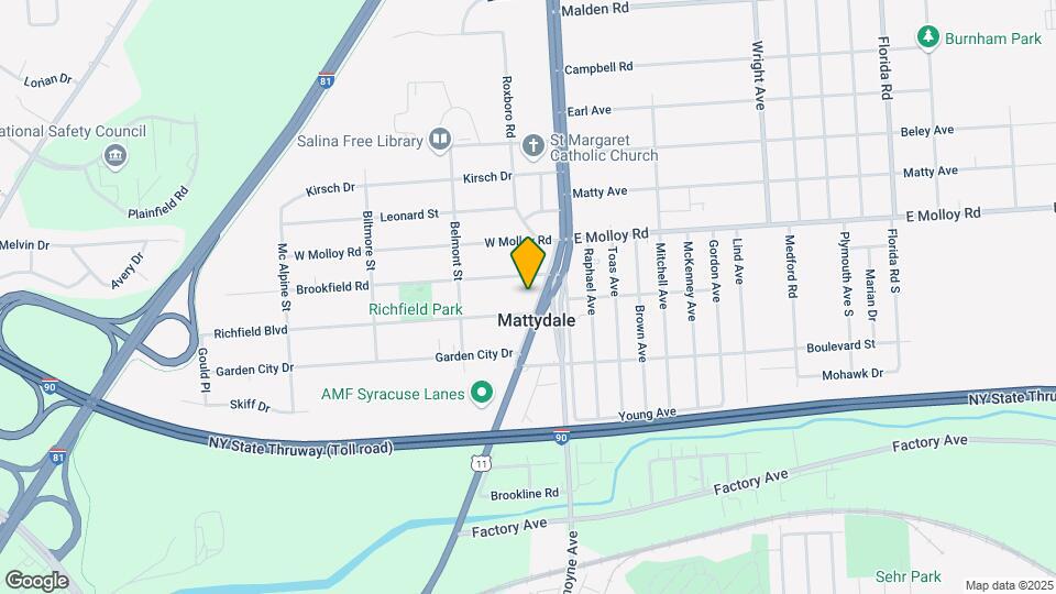 2005 Brewerton Rd Map and Location Details