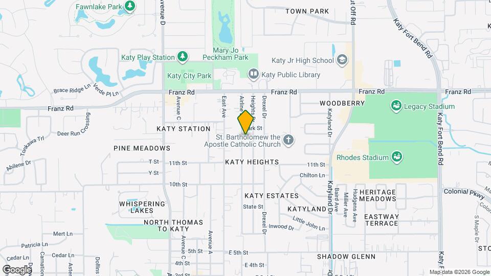 1806 Airline Dr Map and Location Details