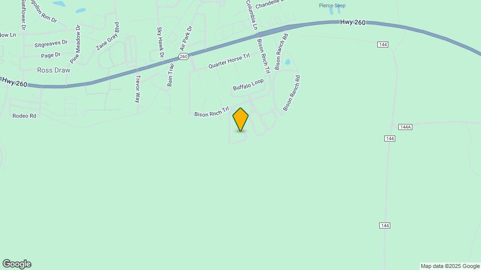 2689 Palomino Trail Map and Location Details