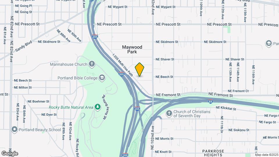 3700 NE Maywood Pl Map and Location Details