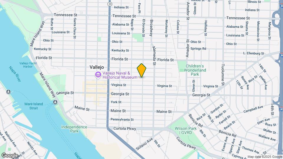 719 El Dorado St Map and Location Details