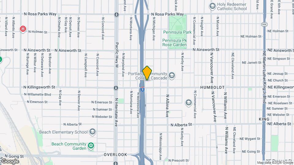 5534 N Missouri Ave Map and Location Details