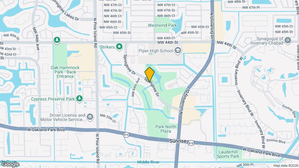 8207 Fairway Rd Mapa y Detalles de la Ubicación