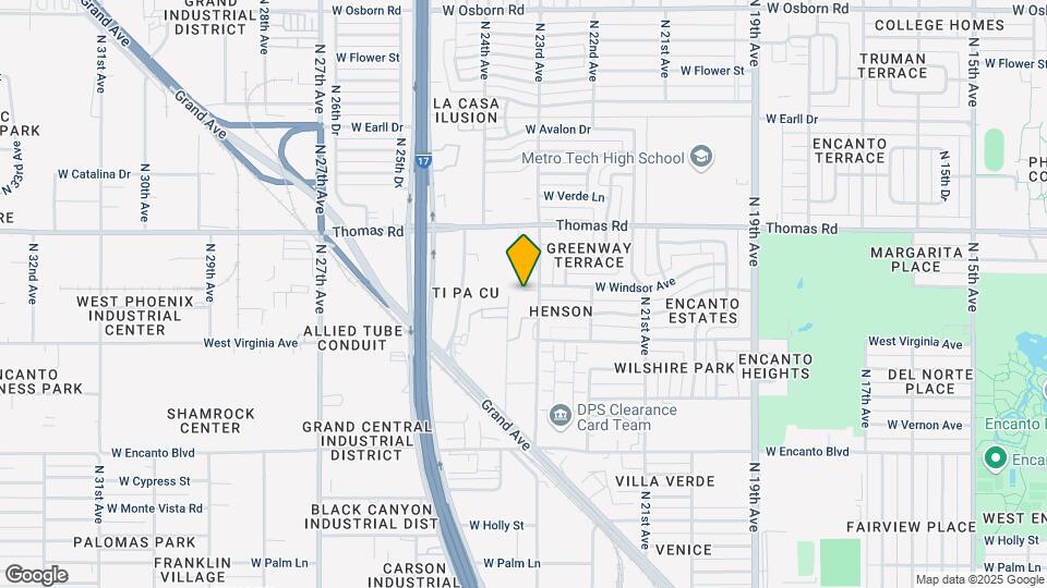 2660 North Twenty-Third Avenue Apartments Map and Location Details