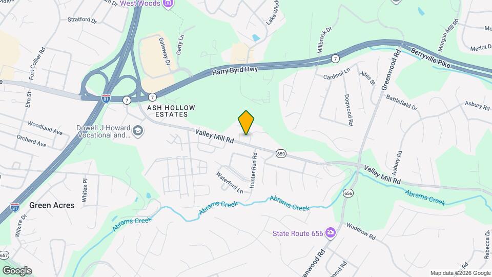 109 Ash Hollow Dr Map and Location Details