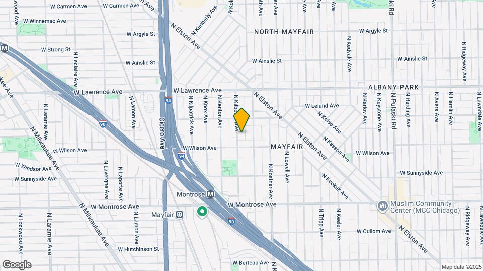 4623 N Kilbourn Ave Map and Location Details