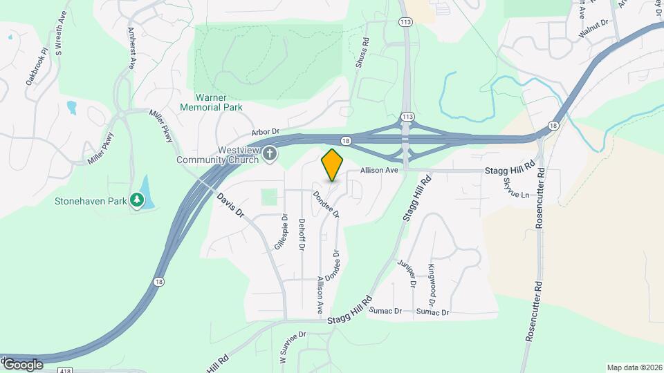 715 Allison Ave Map and Location Details