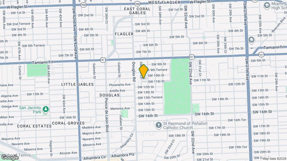 3671 SW 11th St Map and Location Details