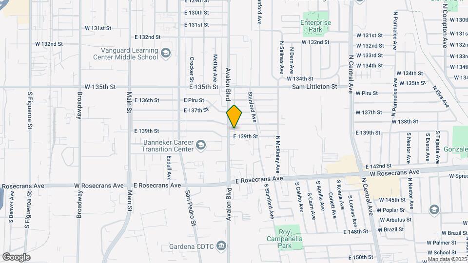 13812 Avalon Blvd Map and Location Details