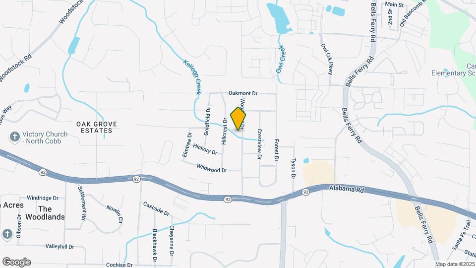 5689 Woodland Dr Map and Location Details