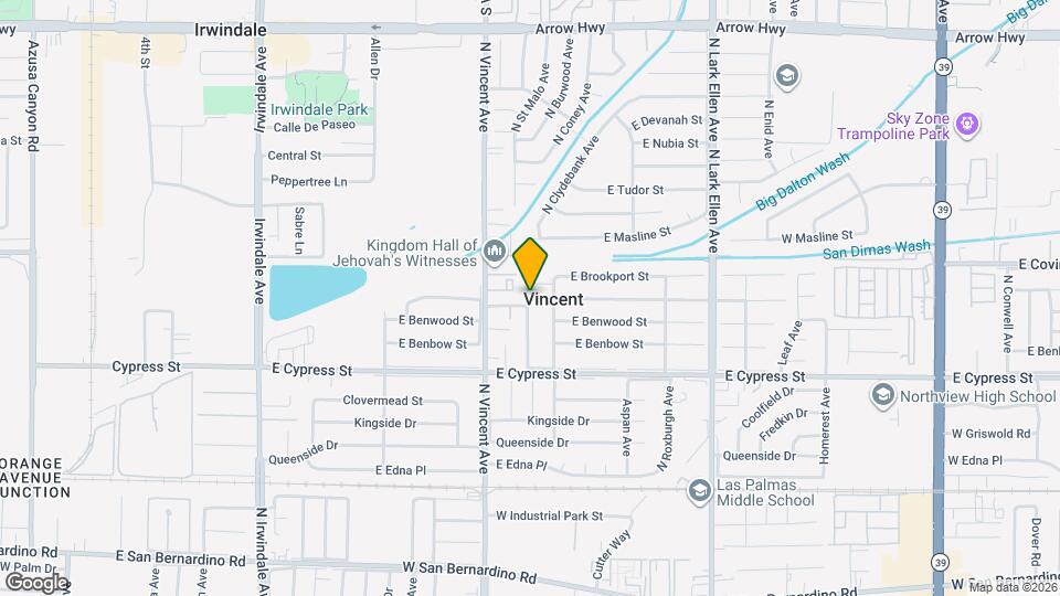16545 E Bellbrook St Map and Location Details