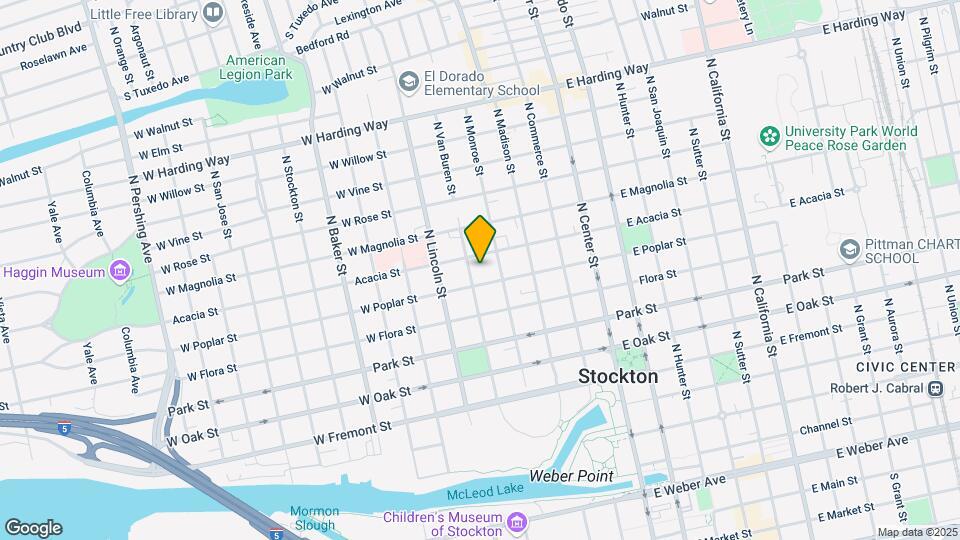 930 Van Buren St Mapa y Detalles de la Ubicación