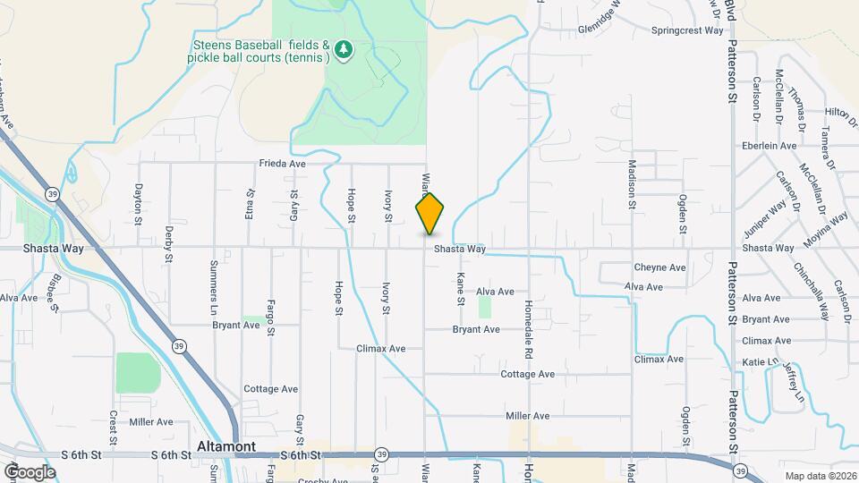 1639 Wiard St Map and Location Details