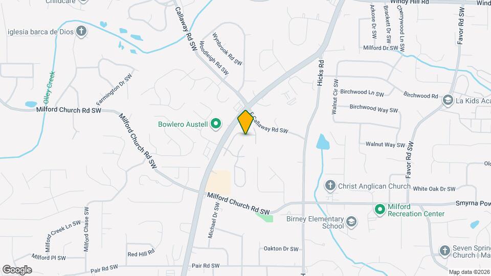 1009 Crest Ridge Pl SW, Unit Sullivan Home Mapa y Detalles de la Ubicación