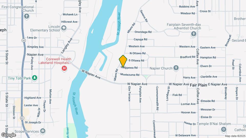 652 Chippewa Rd Map and Location Details