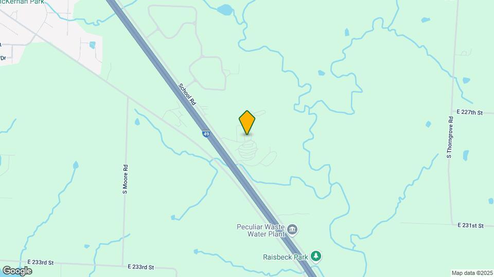Peculiar Park Place RV Park Map and Location Details