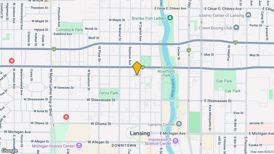 229 W Lapeer St Map and Location Details