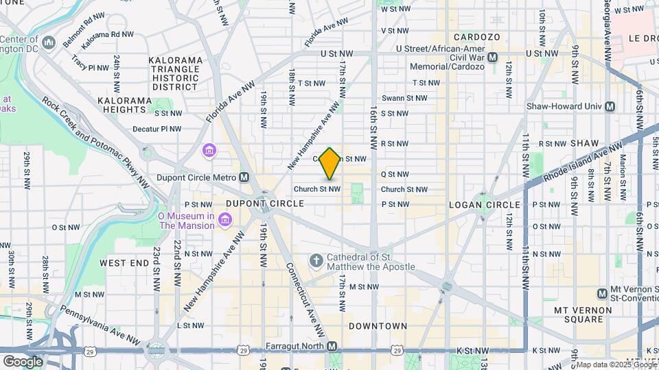 1727 Church St NW Mapa y Detalles de la Ubicación