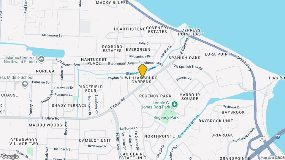8410 Williamsburg Cir Map and Location Details