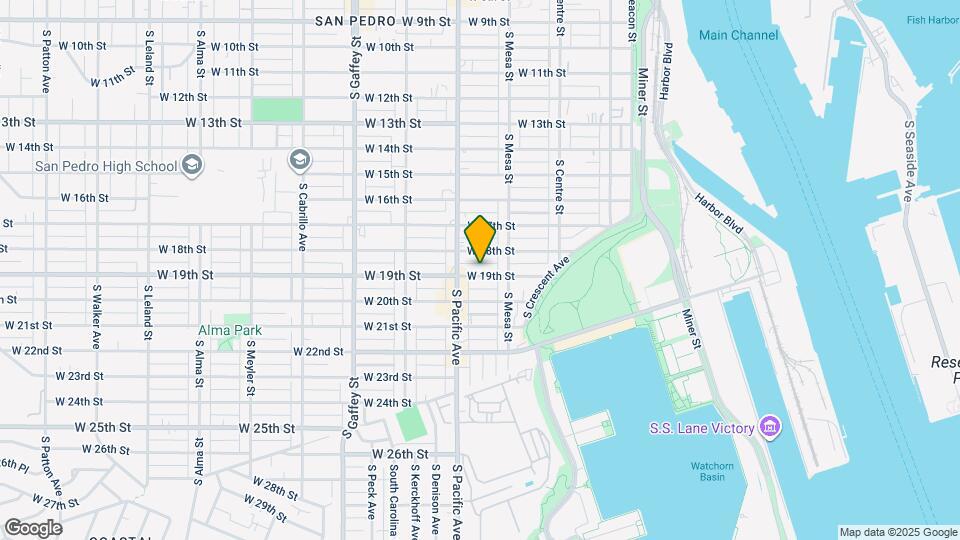 452 W 19th St Map and Location Details