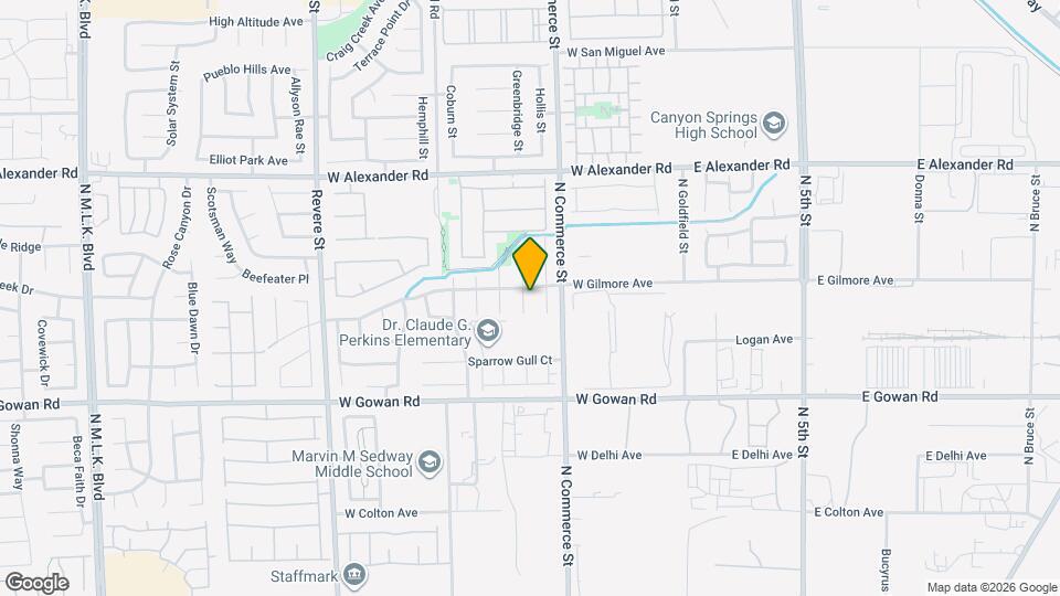 3744 Sorrowing Sparrow Ct Map and Location Details