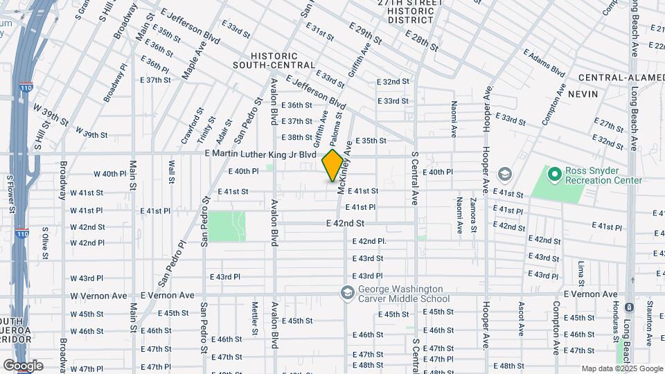 791 E 41st St Map and Location Details