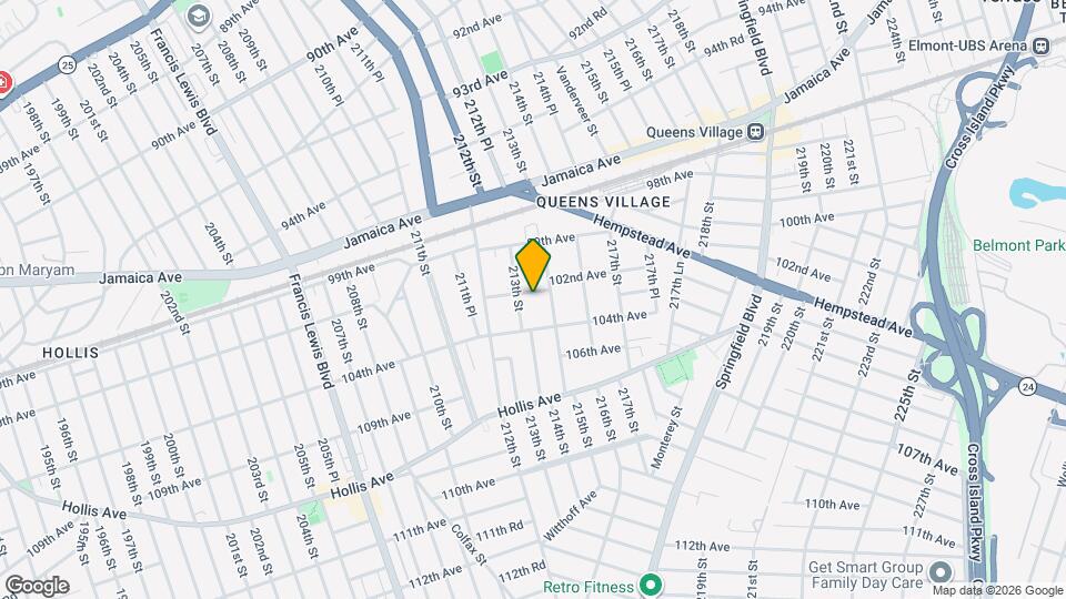 213-16 102nd Ave, Unit 2n Floor Map and Location Details