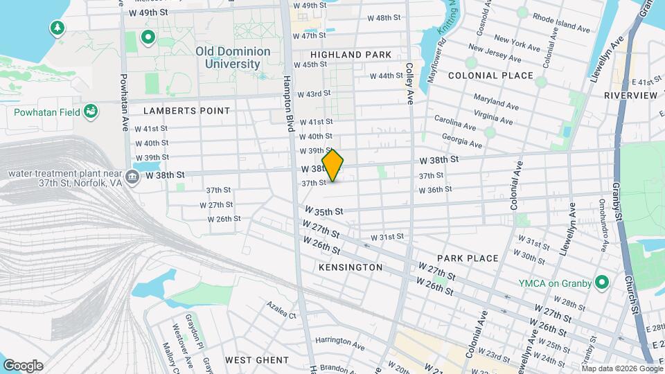1037 37th St Map and Location Details