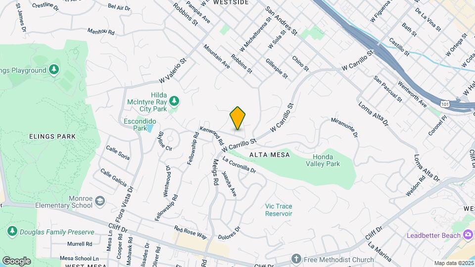 1260 Mountain View Rd Map and Location Details