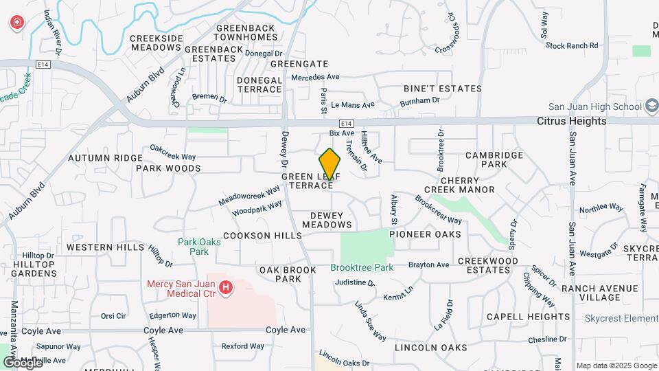6713 Greenleaf Dr Map and Location Details