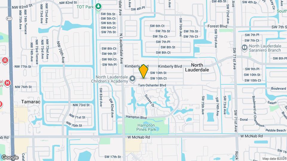 7910 SW 10th Ct Map and Location Details