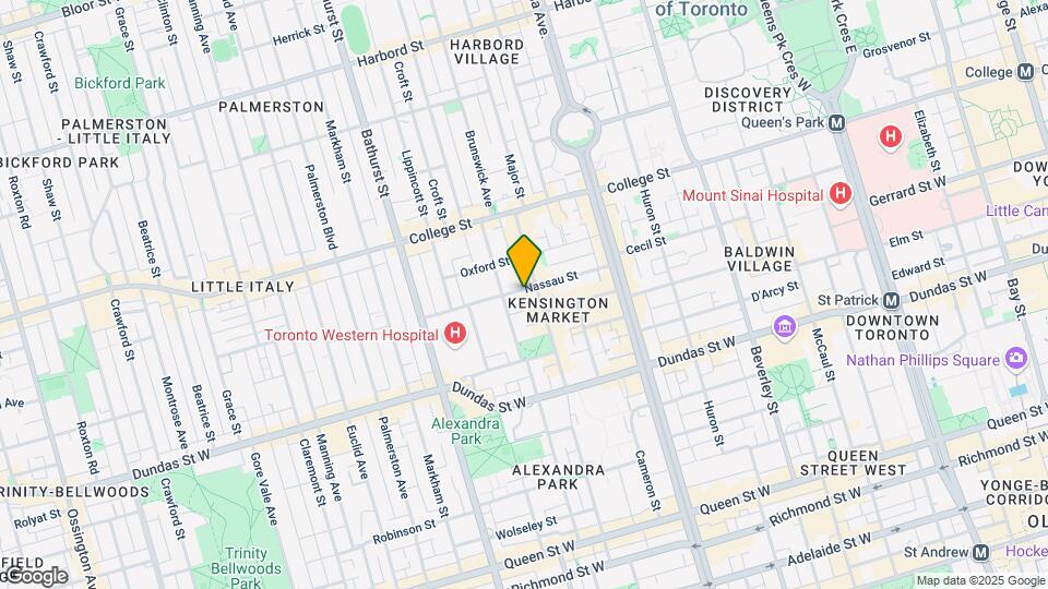 71 Nassau St Map and Location Details
