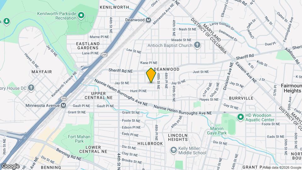 4709 Jay St NE Map and Location Details