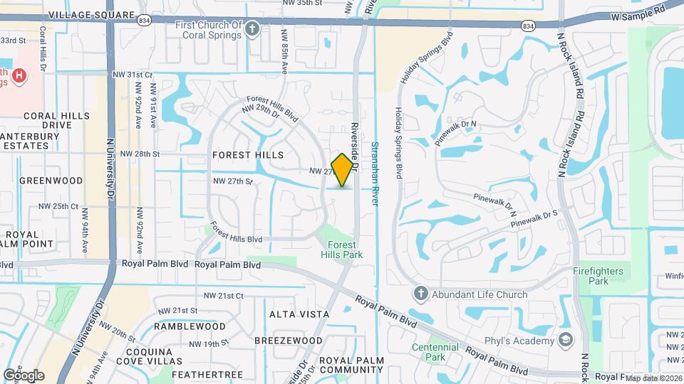 2652 Riverside Dr Map and Location Details