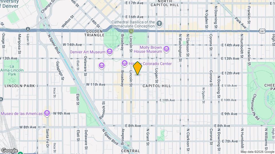 1137 Sherman St Map and Location Details