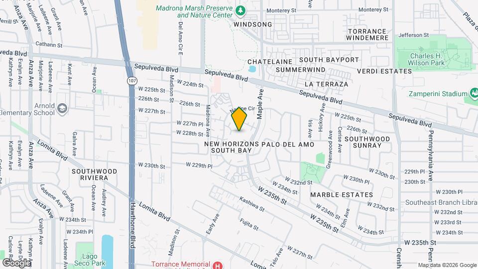 23028 Nadine Cir Map and Location Details