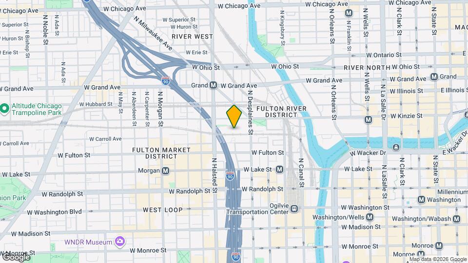 334 N Union Ave Map and Location Details