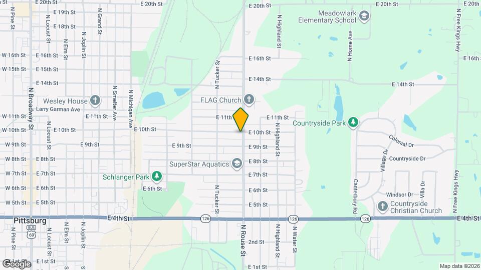 907 N Rouse St Map and Location Details