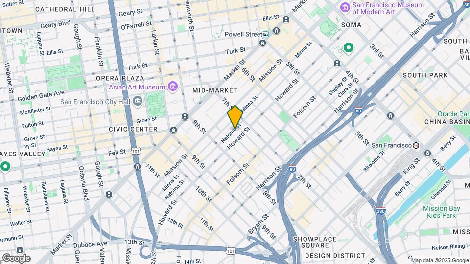 641 Natoma St Mapa y Detalles de la Ubicación