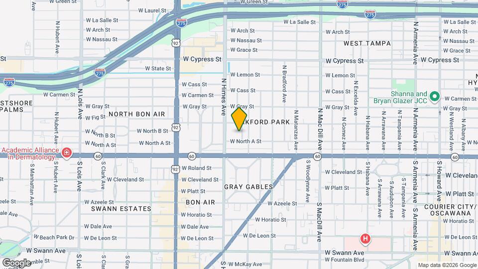 206 N Gunlock Ave Map and Location Details