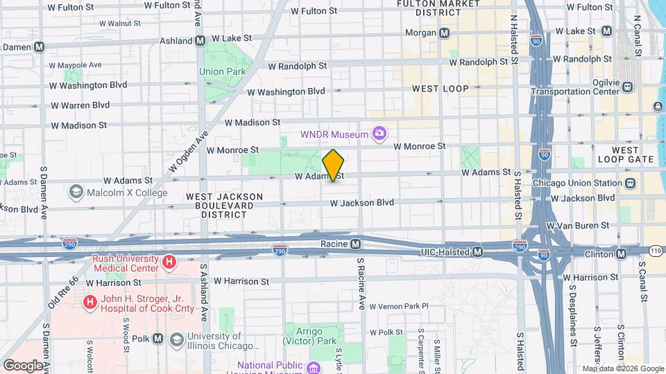 1240 W Cottage Pl Map and Location Details