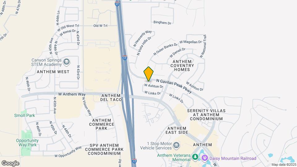 3862 W Ashton Dr Mapa y Detalles de la Ubicación