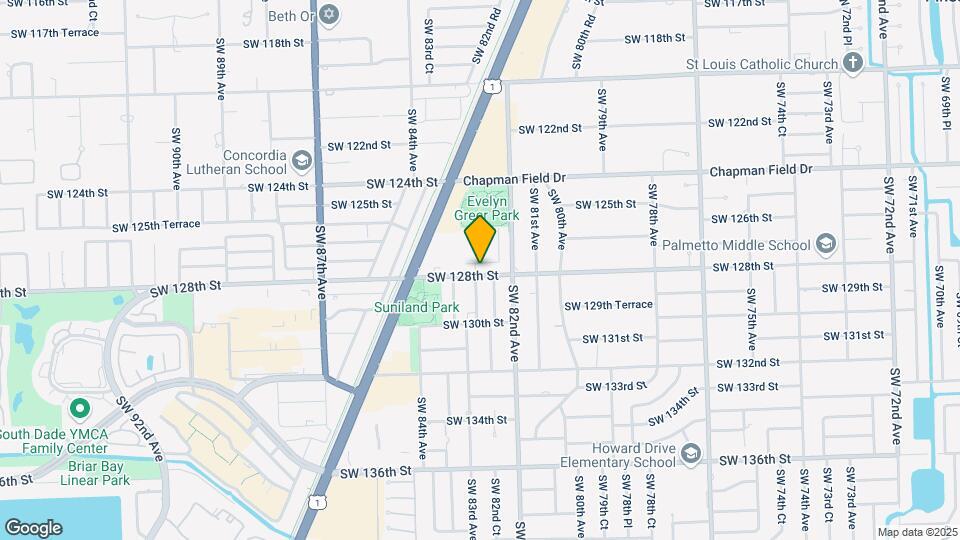 8251 SW 128th St, Unit A Map and Location Details