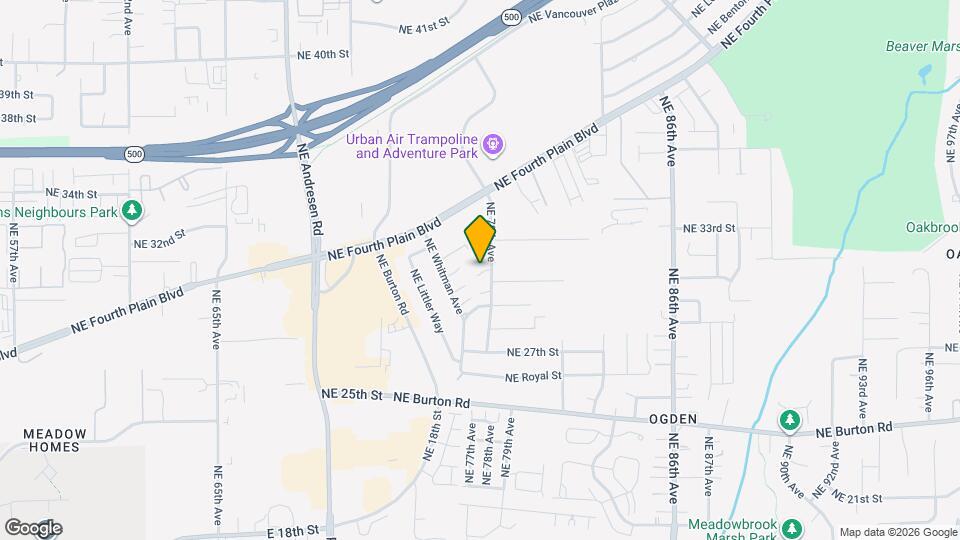 3018 NE 78th Ave Map and Location Details