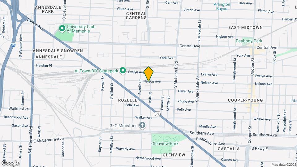 1707 Nelson Ave Mapa y Detalles de la Ubicación